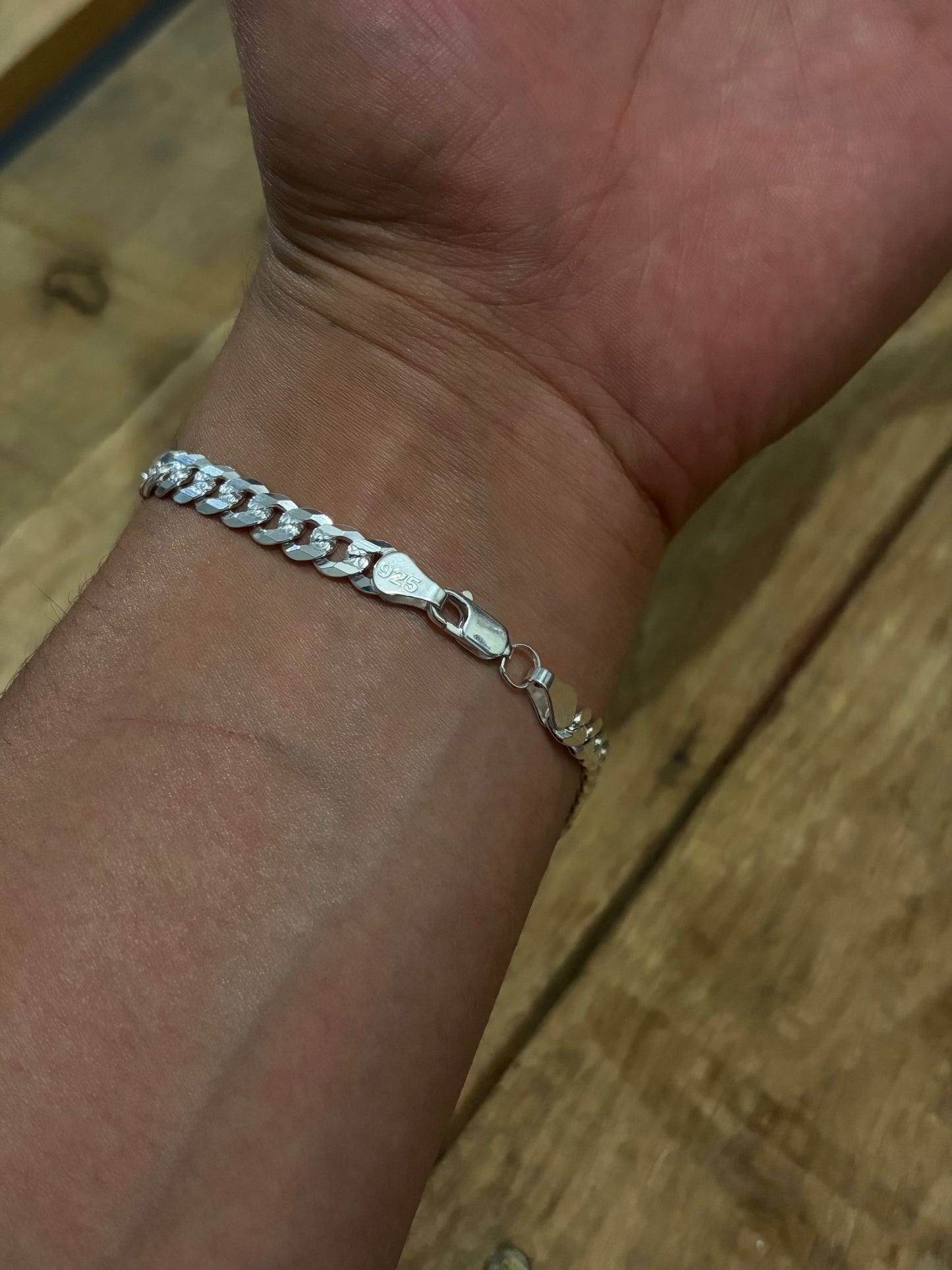 Pulsera barbada de 6mm