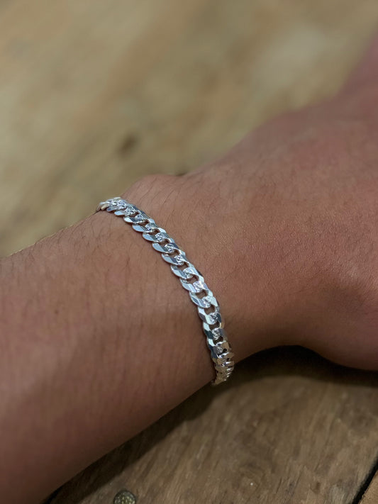 Pulsera barbada de 6mm