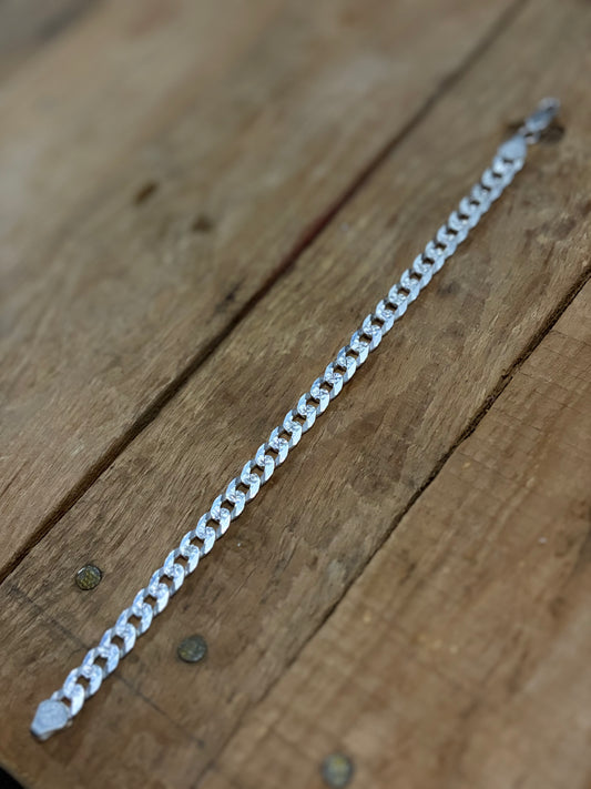 Pulsera barbada de 7mm