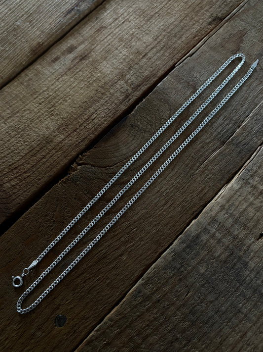 Cadena barbada de 2.5mm lisa
